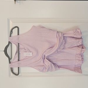 You Say Women's Lilac Purple 2 Pc. Loungewear PJ Set Shorts/Top Large NWT